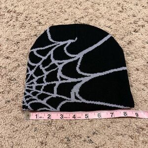 Y2K Spiderweb Beanie NEW